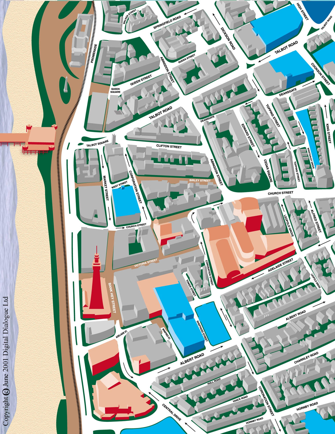 Town centre map